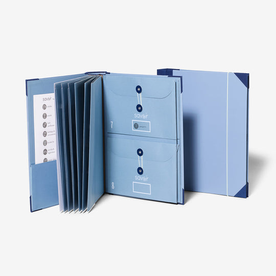 The Folio™ Document Organizer (Set of 2) - Blue banner
