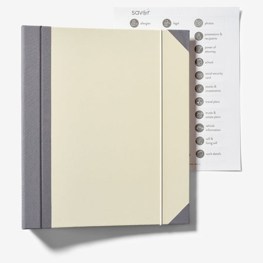 The Folio™ Document Organizer - Beige banner