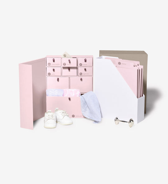 Baby Deluxe Keepsake Box - Pink banner