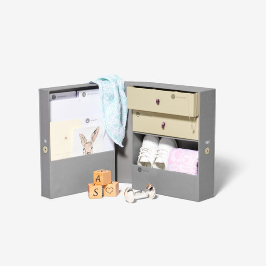 Baby Vault Keepsake Box - Slate banner