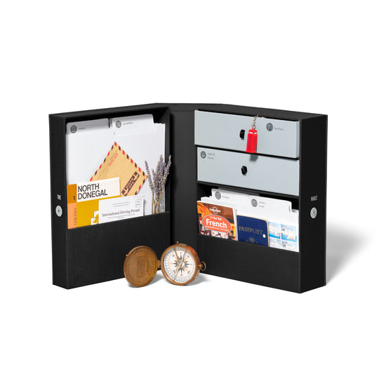 Travel Vault Keepsake Box - Black banner